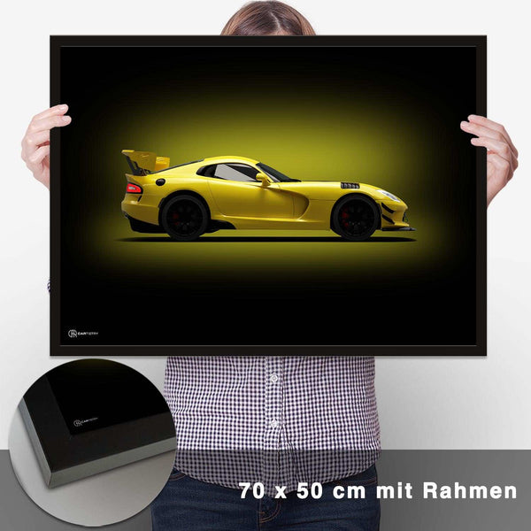Lade das Bild in den Galerie-Viewer, Viper Poster Seite Dunkel - CARTISTRY
