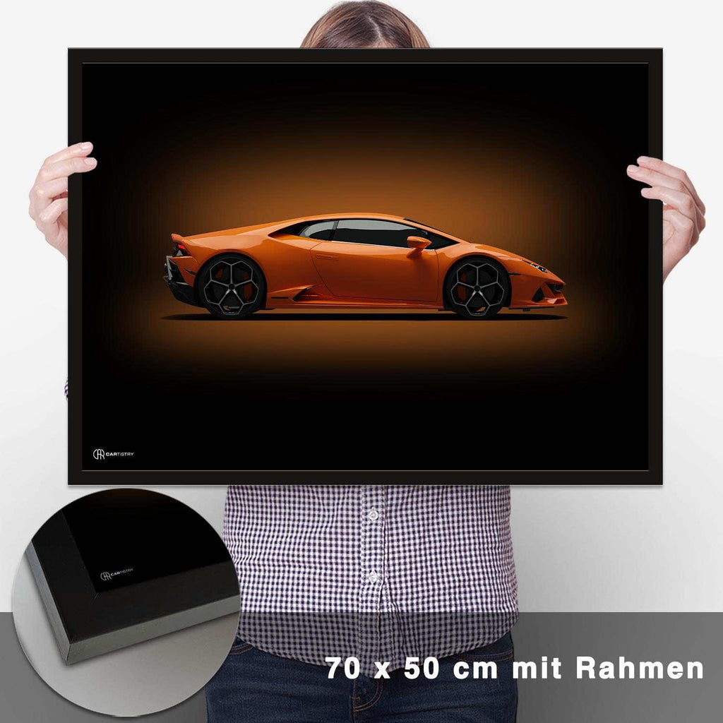Huracan Poster Seite Dunkel - CARTISTRY