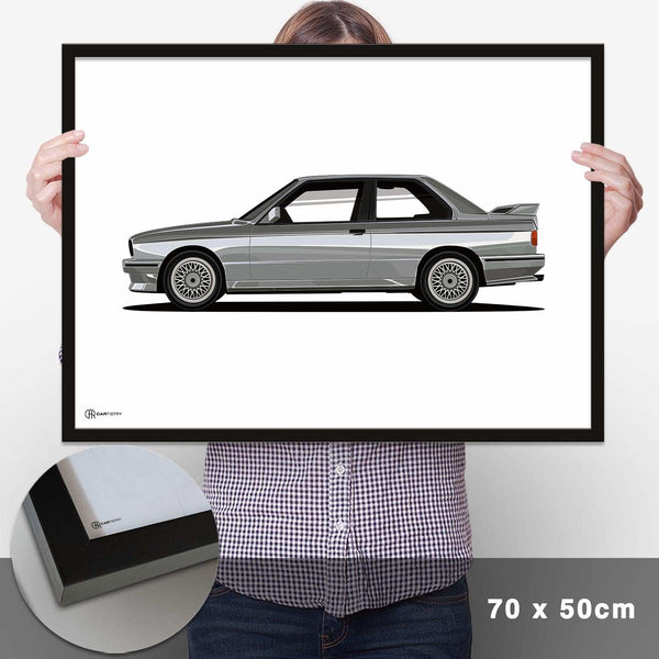 Lade das Bild in den Galerie-Viewer, M3 E30 Artwork Poster Hell - Cartistry
