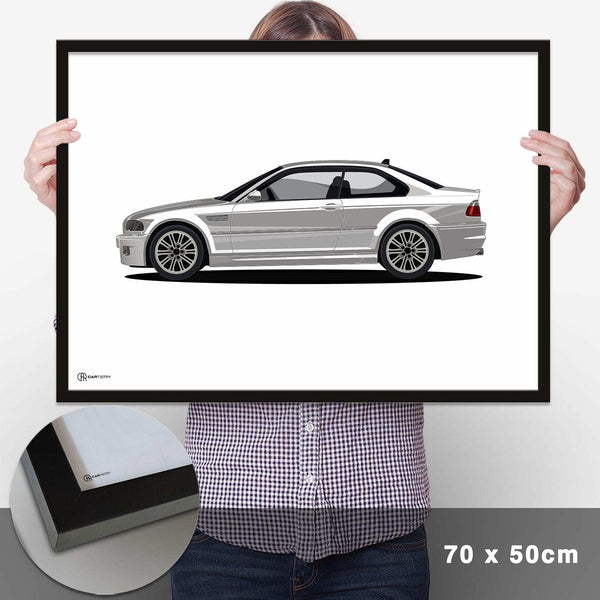 Lade das Bild in den Galerie-Viewer, M3 E46 Artwork Poster Hell - Cartistry

