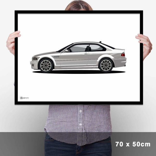 Lade das Bild in den Galerie-Viewer, M3 E46 Artwork Poster Hell - Cartistry
