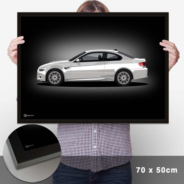 Lade das Bild in den Galerie-Viewer, M3 E92 Artwork Poster Dunkel - Cartistry
