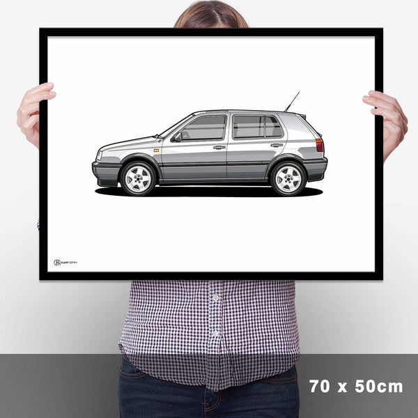 Lade das Bild in den Galerie-Viewer, Golf 3 GTI Poster Hell - Cartistry
