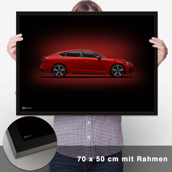 Lade das Bild in den Galerie-Viewer, RS5 Poster Seite Dunkel - CARTISTRY
