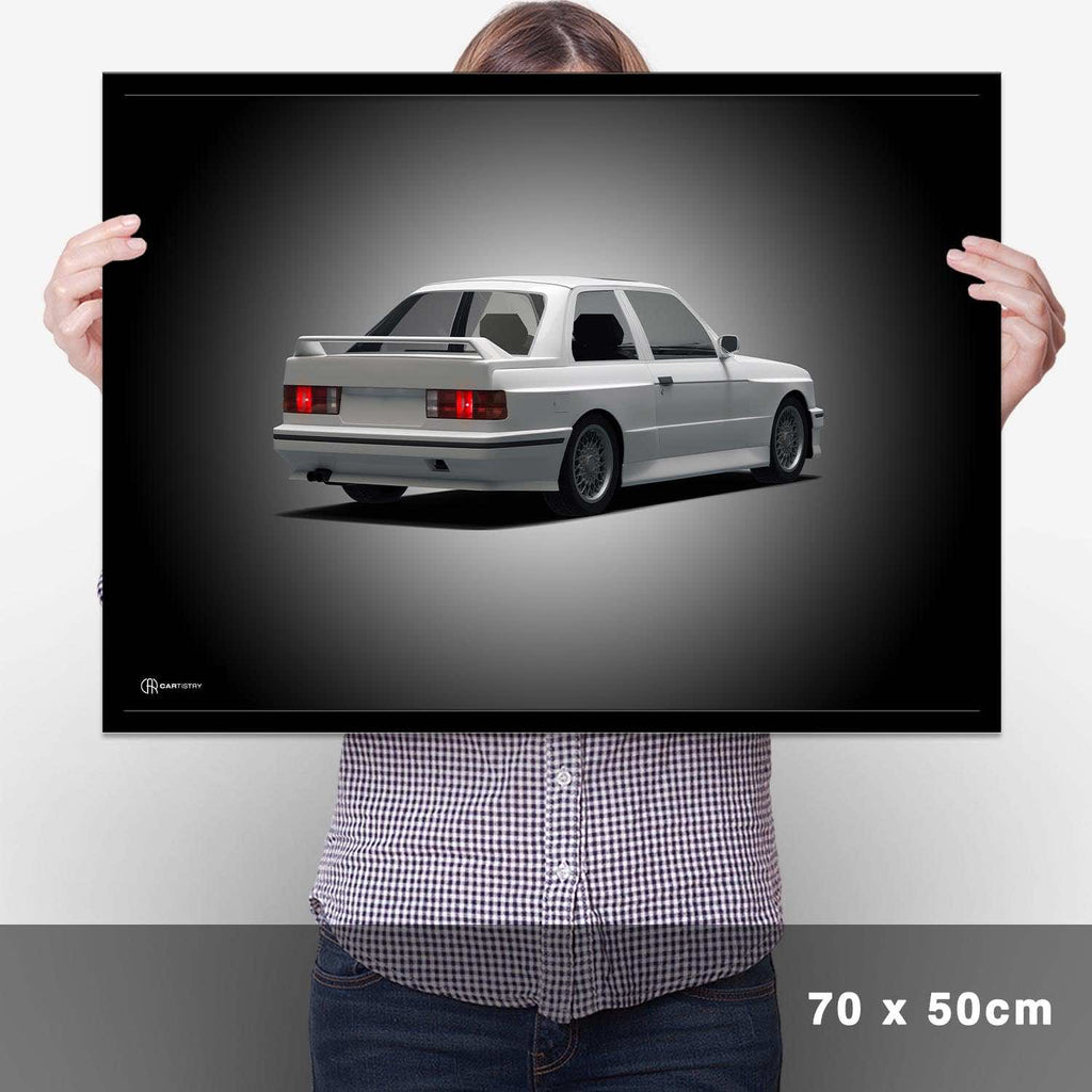 M3 E30 Poster Heck - Cartistry