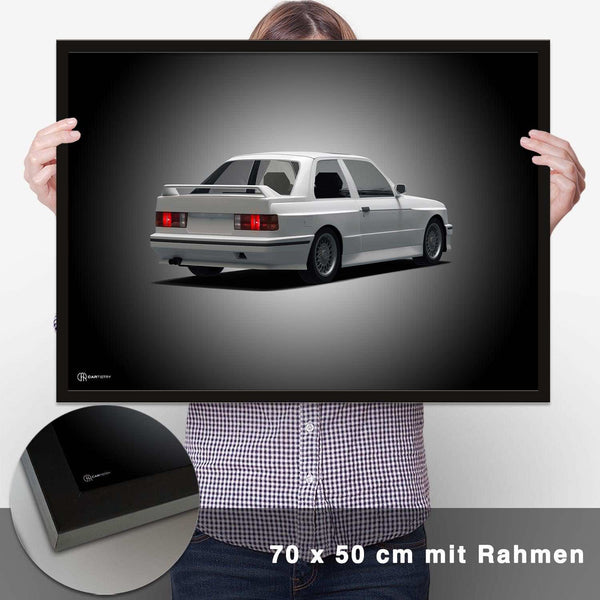 Lade das Bild in den Galerie-Viewer, M3 E30 Poster Heck - CARTISTRY
