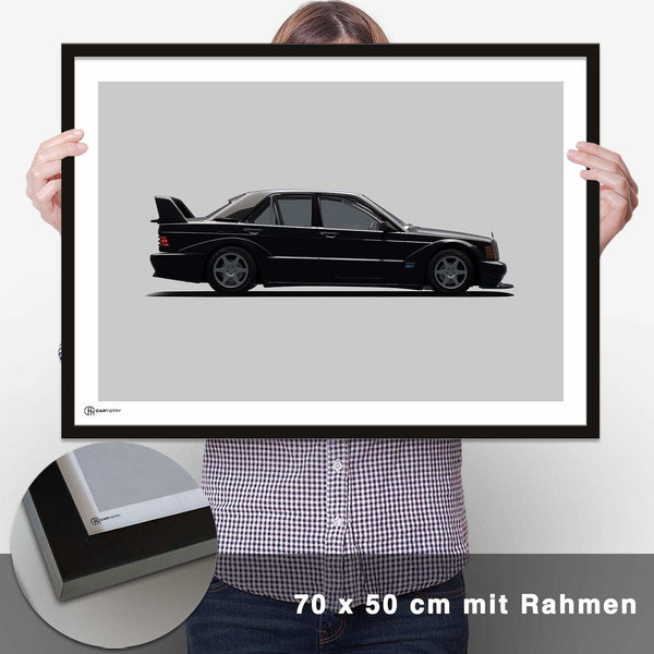 Lade das Bild in den Galerie-Viewer, 190E Evo II Poster Seite - CARTISTRY
