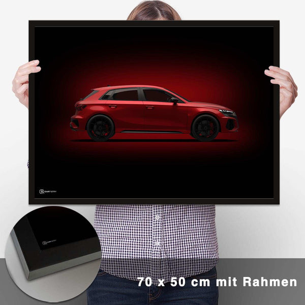 Lade das Bild in den Galerie-Viewer, RS3 Poster Seite Dunkel - CARTISTRY
