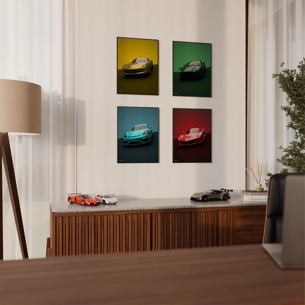 Lade das Bild in den Galerie-Viewer, 4er Set Color Poster
