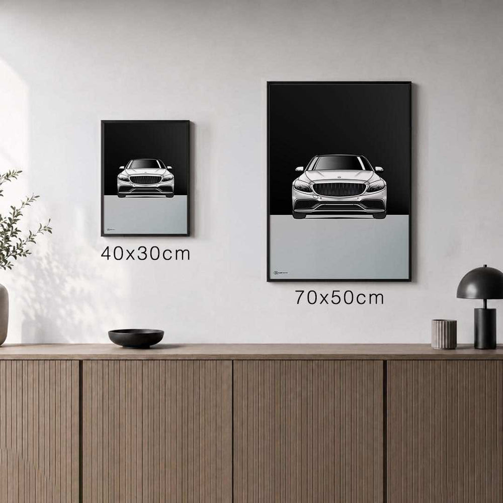 Größenvergleich für AMG C-Klasse W205 Poster