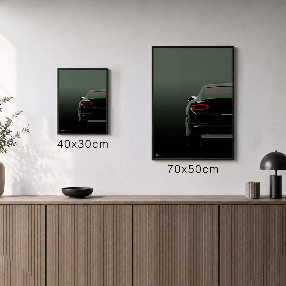 Größenvergleich für Continental Heck Poster