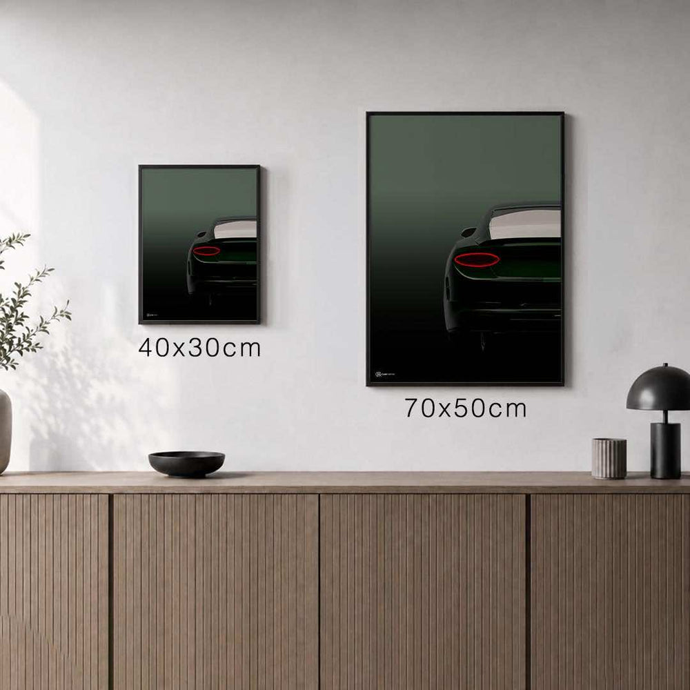 Größenvergleich für Continental Heck Poster