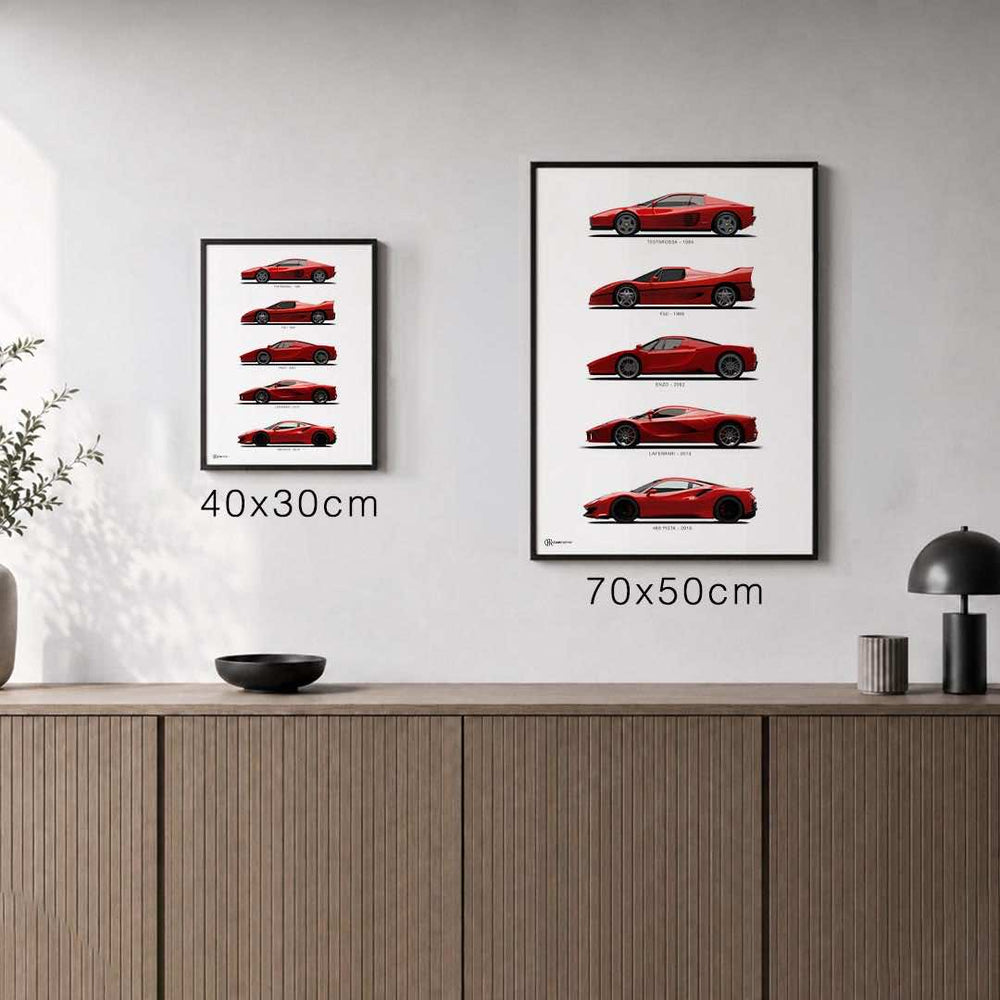 Größenvergleich für "Legenden aus Maranello" Poster