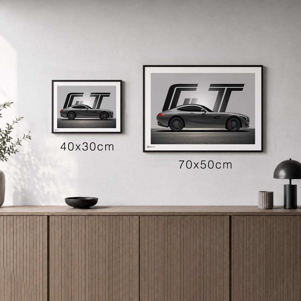 Größenvergleich für AMG GT Poster