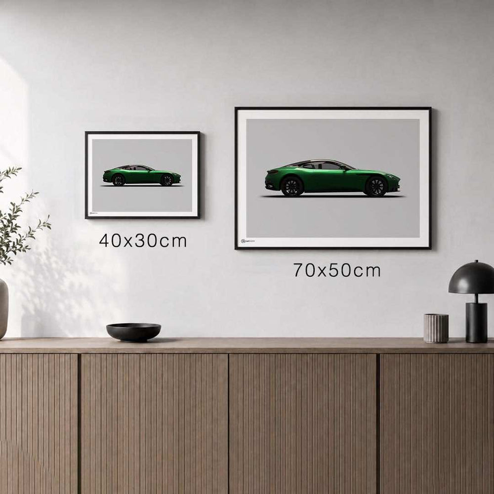 Größenvergleich für DB11 Poster Seite