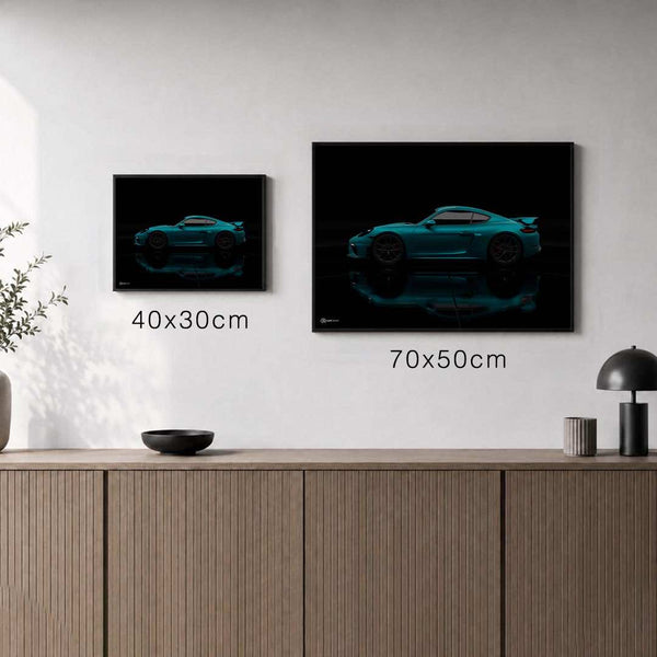 Lade das Bild in den Galerie-Viewer, 3er Set Cayman GT4 Poster
