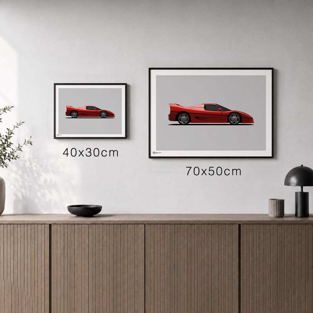 Größenvergleich für F50 Poster Seite