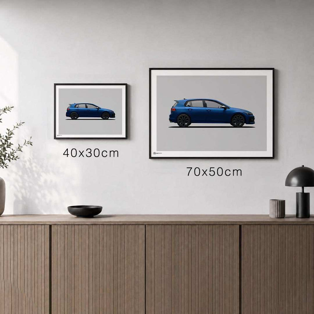 2er Set Golf GTI & Golf R Poster