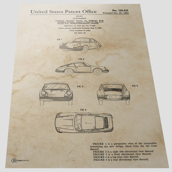 Laden und Abspielen von Videos im Galerie-Viewer, Patent Poster 911 - Cartistry
