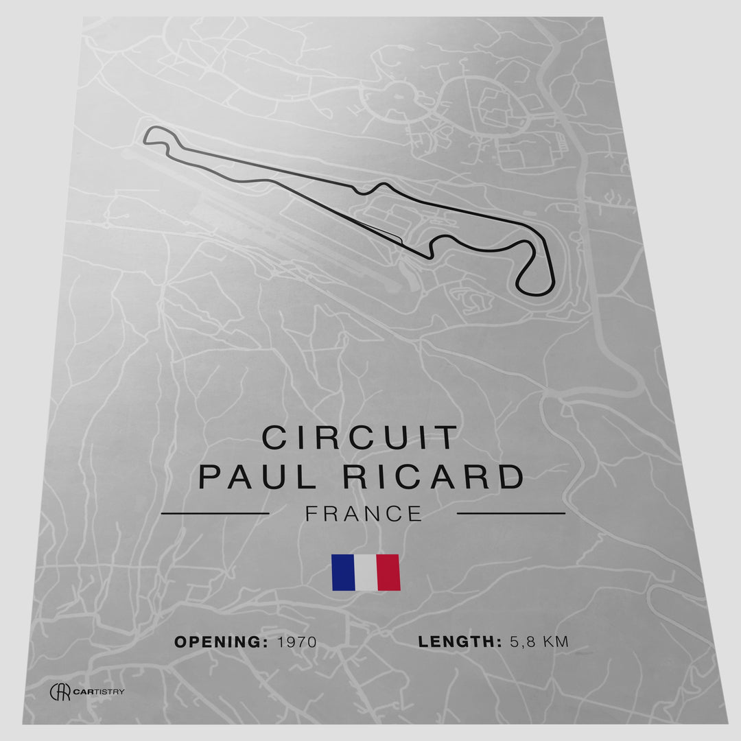Paul Ricard Rennstrecken Poster - Hell - Cartistry